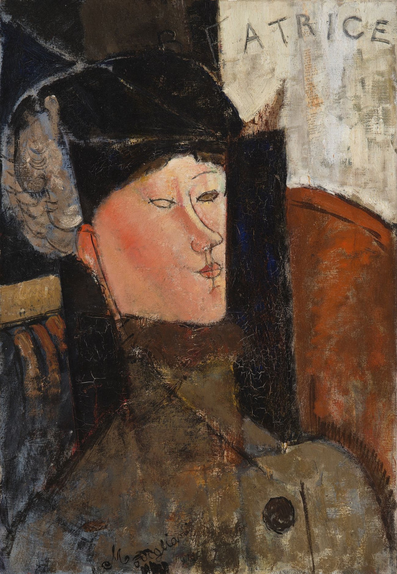 Buy Beatrice print by Amedeo Modigliani