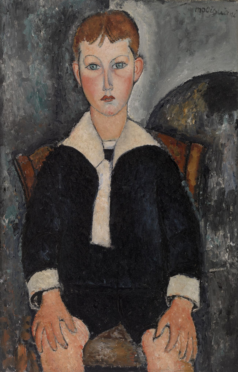 Amedeo Modigliani reprodukcija Boy In Sailor Suit, VISOS REPRODUKCIJOS , paveikslai, reprodukcijos internetu