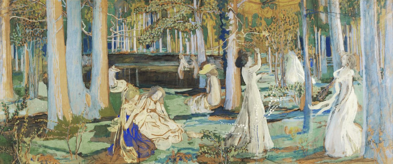 Maurice Denis reprodukcija The Sacred Wood, VISOS REPRODUKCIJOS , paveikslai, reprodukcijos internetu