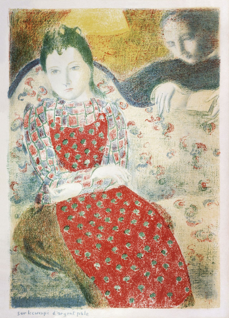 Maurice Denis reprodukcija On The Pale Silver Sofa, VISOS REPRODUKCIJOS , paveikslai, reprodukcijos internetu