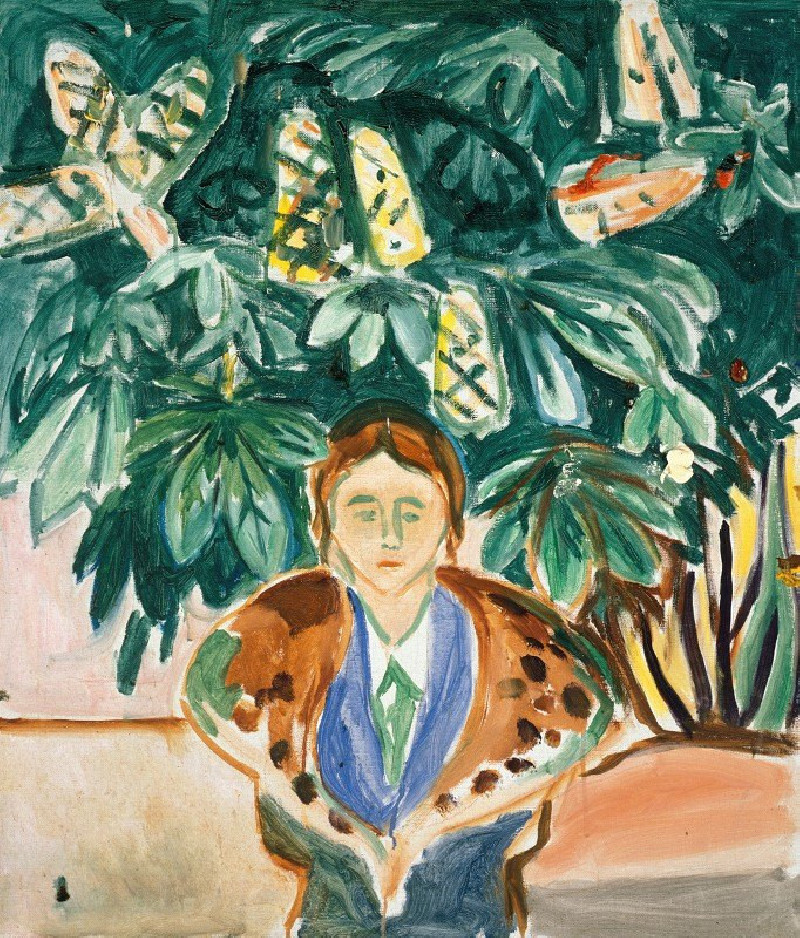 Under the Chestnut Tree (1937) reproduction of painting by Edvard Munch. ALL GICLEE PRINTS