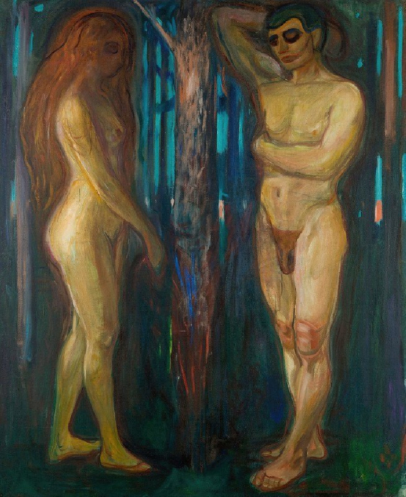 Metabolism (1898–1899) reproduction of painting by Edvard Munch. ALL GICLEE PRINTS