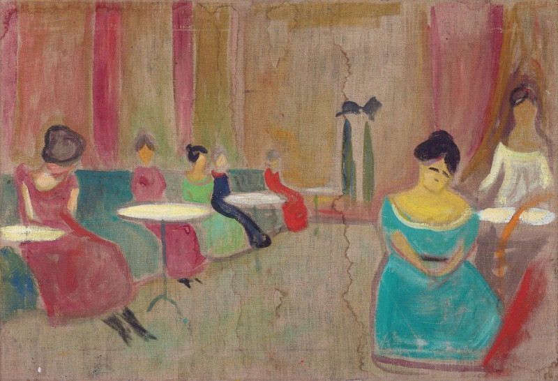 Brothel Scene (1897–99) reproduction of painting by Edvard Munch. ALL GICLEE PRINTS