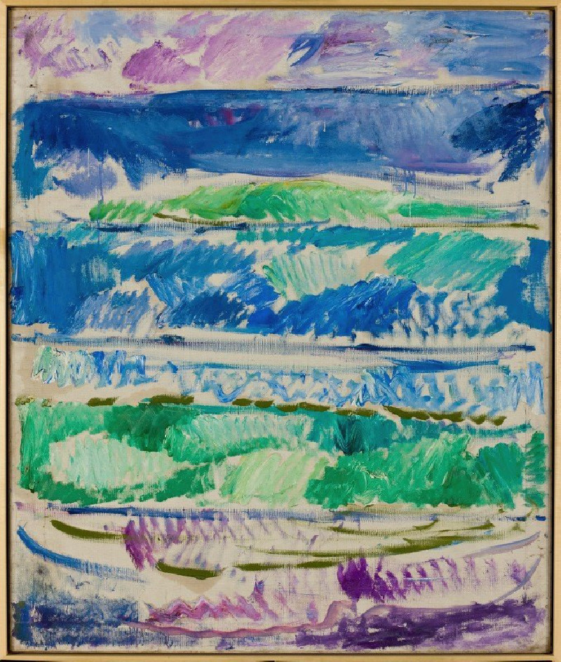 Waves (1908) reproduction of painting by Edvard Munch. ALL GICLEE PRINTS