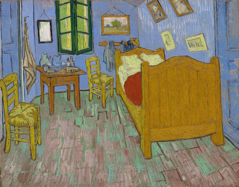 Vincent Van Gogh reprodukcija The Bedroom (1889), VISOS REPRODUKCIJOS , paveikslai, reprodukcijos internetu