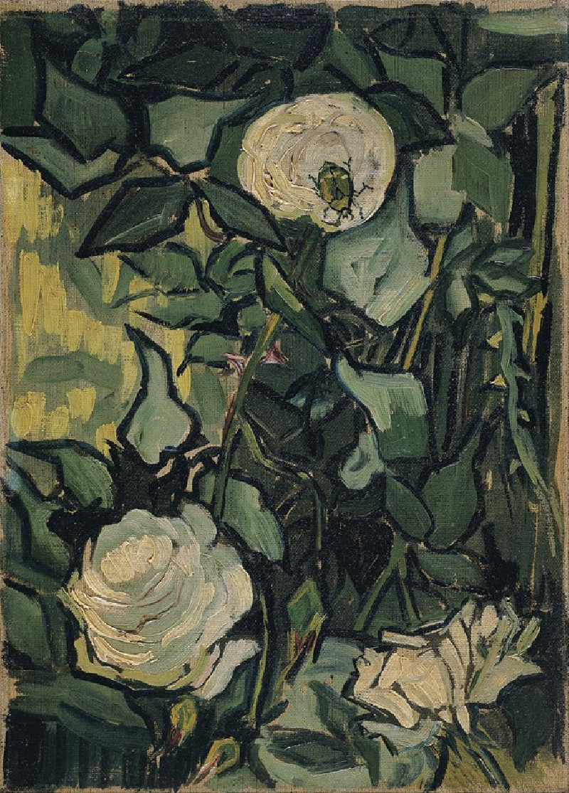 Roses (1890) reproduction of painting by Vincent Van Gogh. ALL GICLEE PRINTS