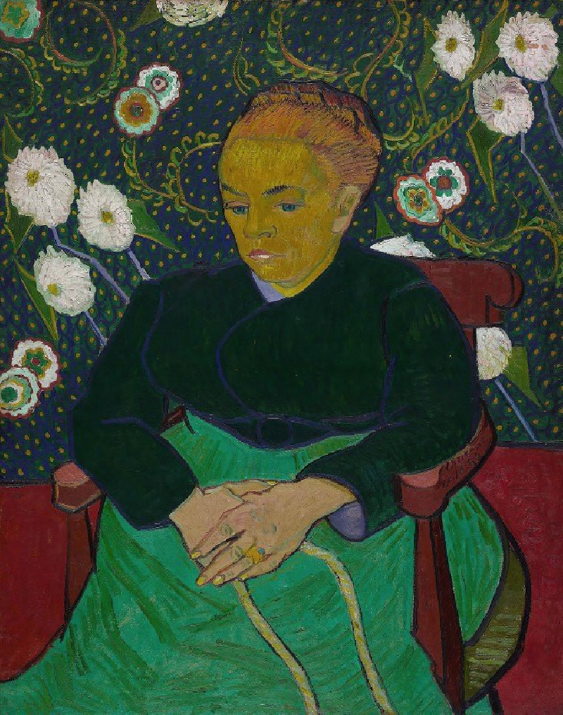 Madame Roulin Rocking the Cradle (La berceuse) (1889) reproduction of painting by Vincent Van Gogh. ALL GICLEE PRINTS