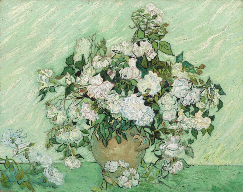 Vincent Van Gogh reprodukcija Roses (1890), VISOS REPRODUKCIJOS , paveikslai, reprodukcijos internetu