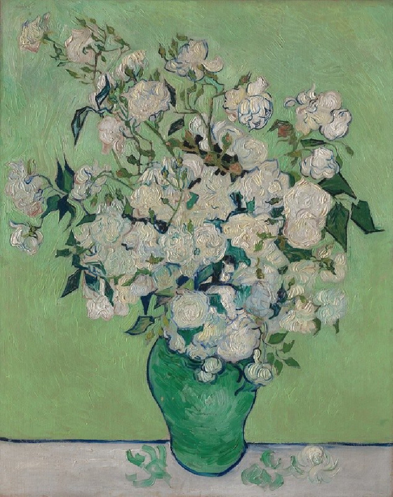 Roses (1890) reproduction of painting by Vincent Van Gogh. ALL GICLEE PRINTS