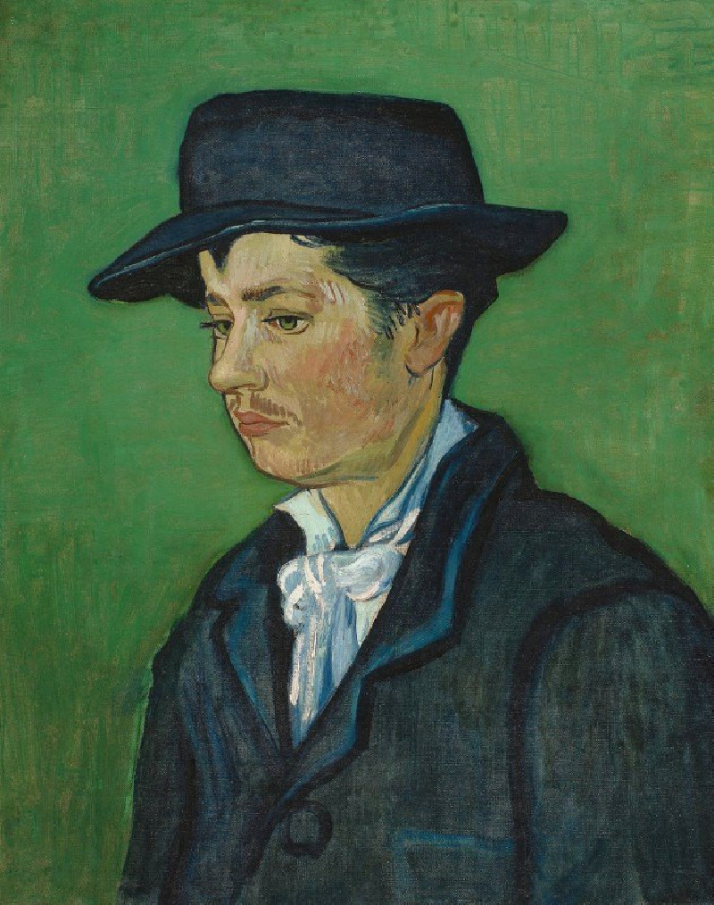 Portrait Of Armand Roulin (1888) reproduction of painting by Vincent Van Gogh. ALL GICLEE PRINTS