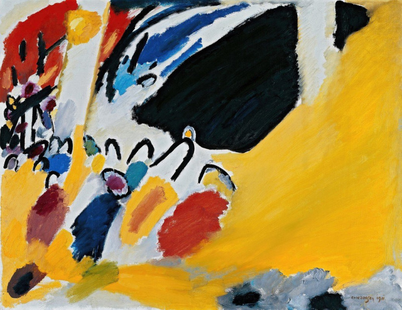 Impression III (concert) (1911) reproduction of painting by Wassily Kandinsky. ALL GICLEE PRINTS