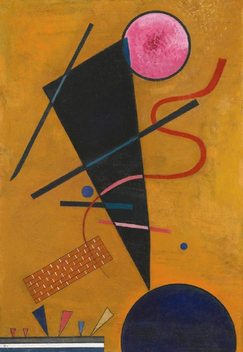 Berührung (Contact) (1924) reproduction of painting by Wassily Kandinsky. ALL GICLEE PRINTS