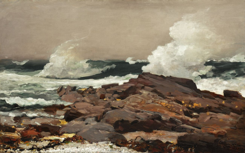 Eastern Point reproduction of painting by Winslow Homer. ALL GICLEE PRINTS