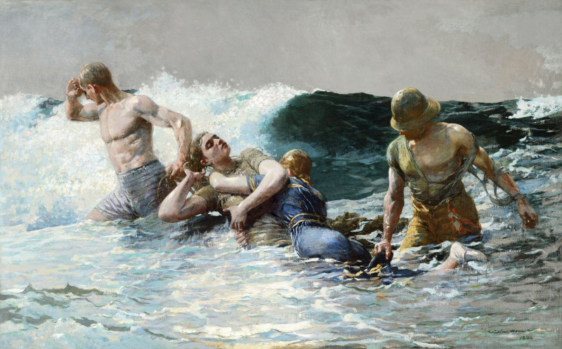 Undertow reproduction of painting by Winslow Homer. ALL GICLEE PRINTS