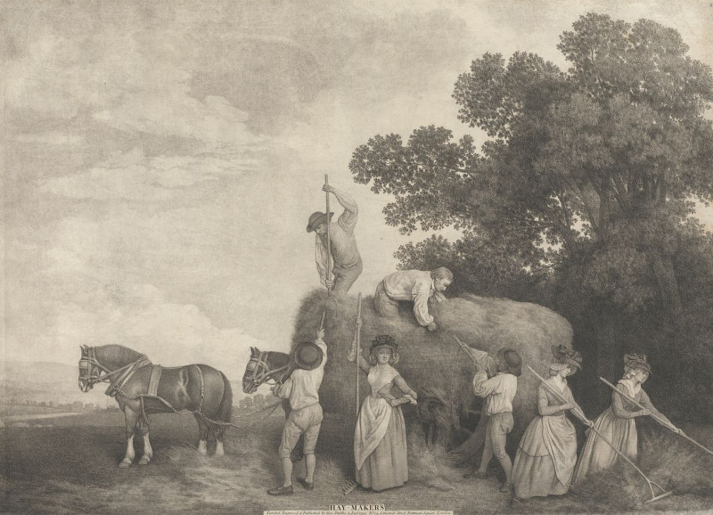 Hay-Makers reproduction of painting by George Stubbs. ALL GICLEE PRINTS