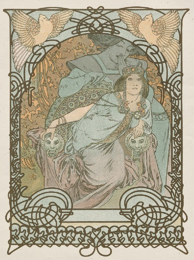 Ilsee, Princesse de Tripoli (1897) reproduction of painting by Alphonse Mucha. ALL GICLEE PRINTS