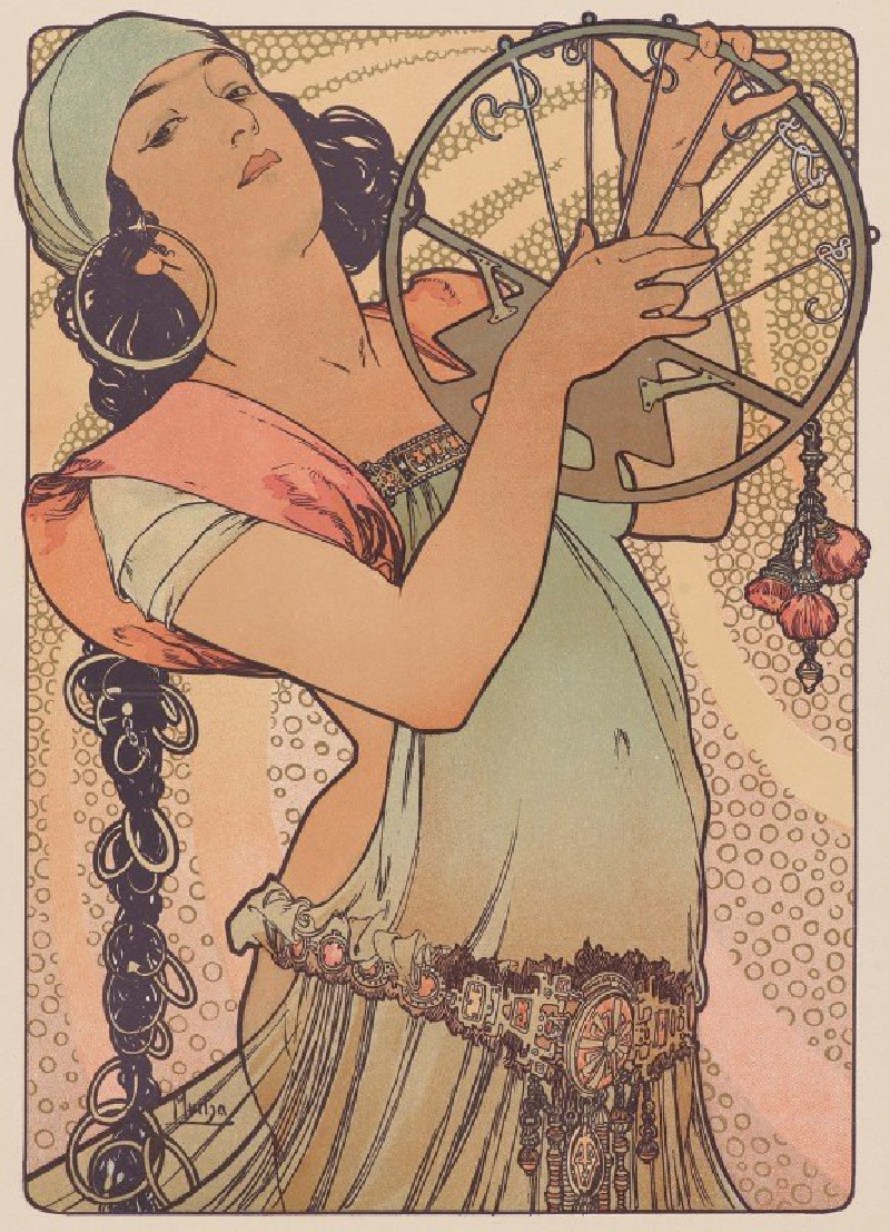 Alphonse Mucha reprodukcija Salomé (ca. 1897), VISOS REPRODUKCIJOS , paveikslai, reprodukcijos internetu