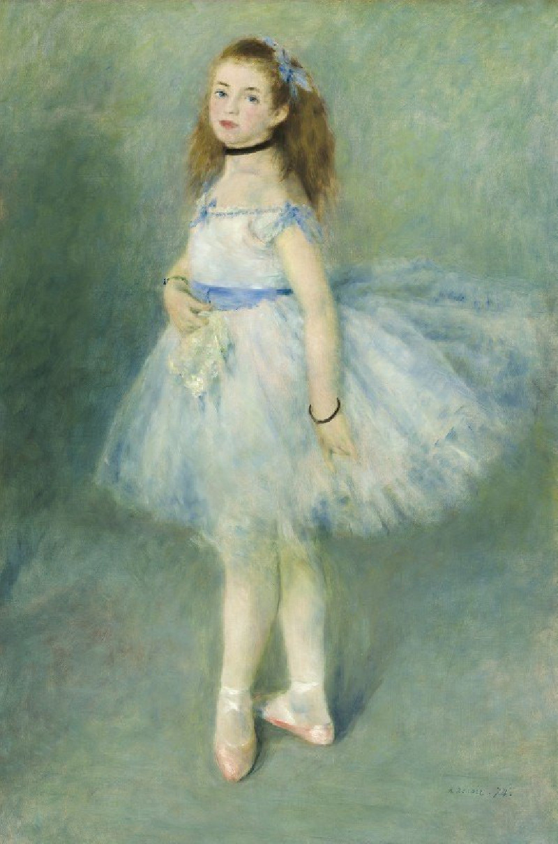 The Dancer (1874) reproduction of painting by Pierre-Auguste Renoir. ALL GICLEE PRINTS