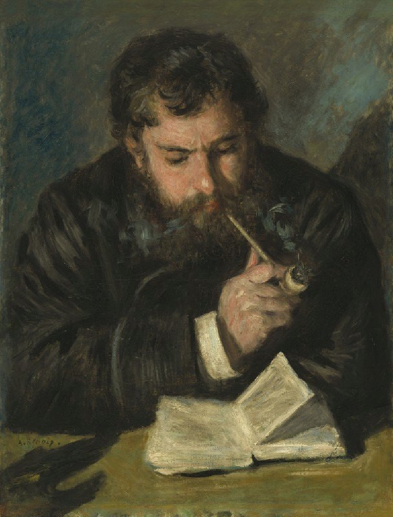 Claude Monet (1872) reproduction of painting by Pierre-Auguste Renoir. ALL GICLEE PRINTS