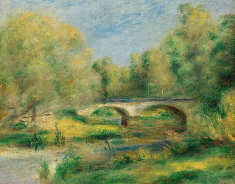 Pierre-Auguste Renoir reprodukcija Paysage (1905), VISOS REPRODUKCIJOS , paveikslai, reprodukcijos internetu