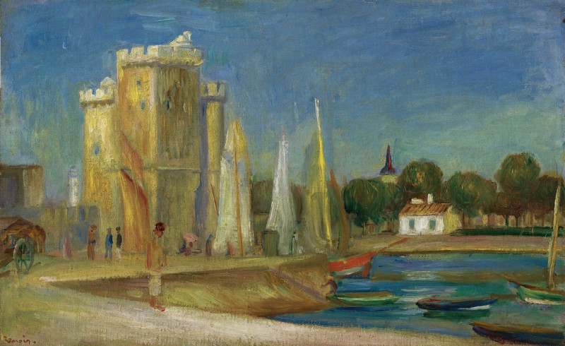 Port De La Rochelle (1896) reproduction of painting by Pierre-Auguste Renoir. ALL GICLEE PRINTS