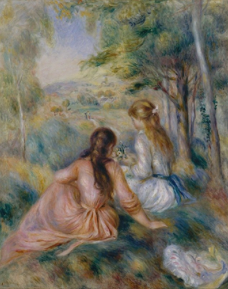 Pierre-Auguste Renoir reprodukcija In the Meadow (1888–92), VISOS REPRODUKCIJOS , paveikslai, reprodukcijos internetu