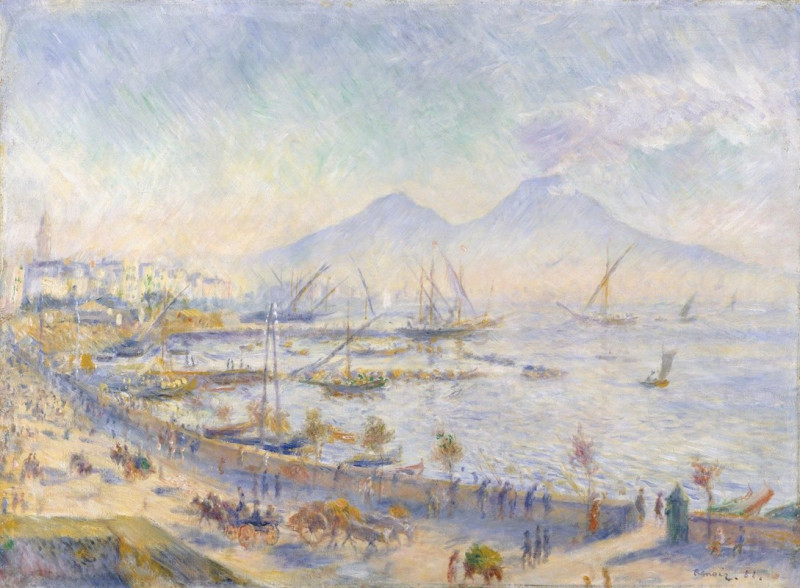 The Bay of Naples (1881) reproduction of painting by Pierre-Auguste Renoir. ALL GICLEE PRINTS