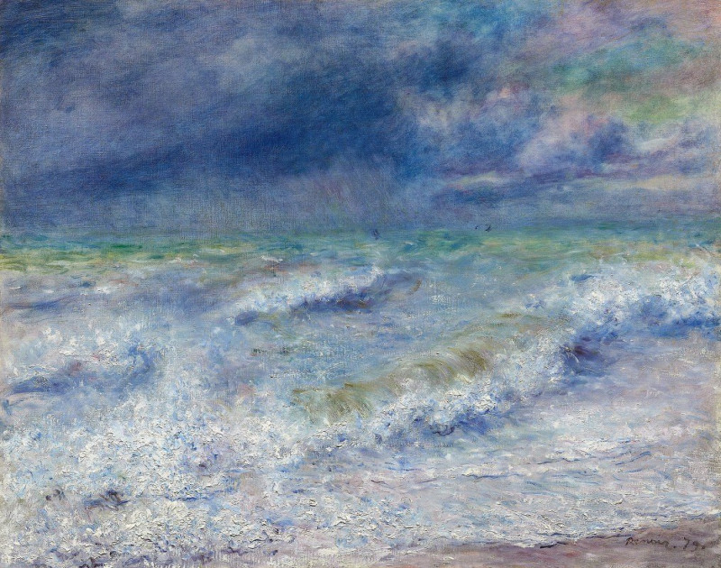 Seascape (1879) reproduction of painting by Pierre-Auguste Renoir. ALL GICLEE PRINTS