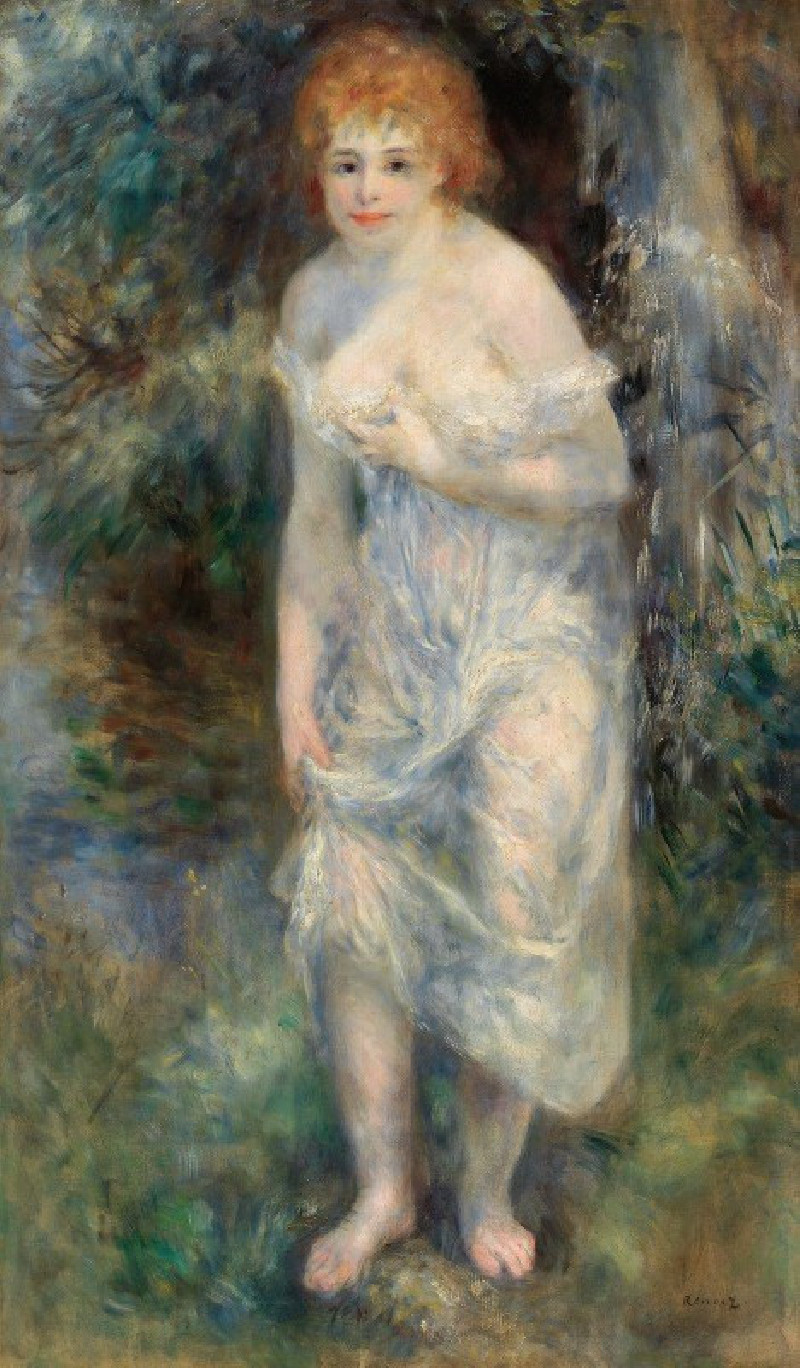 Pierre-Auguste Renoir reprodukcija The Source (La Source) (1875), VISOS REPRODUKCIJOS , paveikslai, reprodukcijos internetu