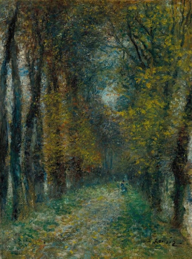 L’allée Couverte (1872) reproduction of painting by Pierre-Auguste Renoir. ALL GICLEE PRINTS