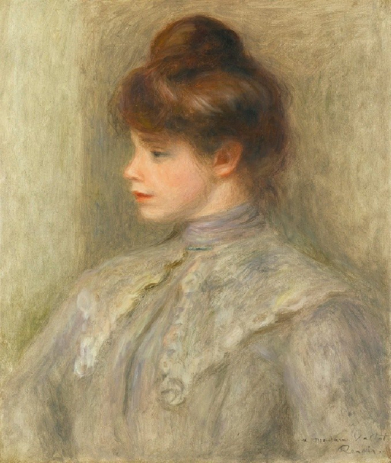 Madame Valtat (Née Suzanne Noël) (1903) reproduction of painting by Pierre-Auguste Renoir. ALL GICLEE PRINTS