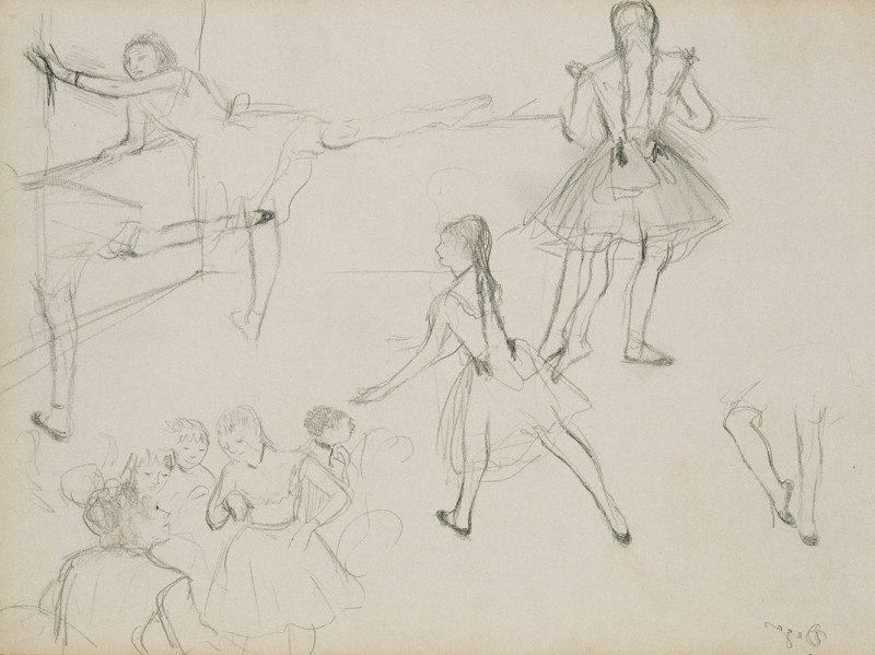 Buy Fine Art Reproduction. the Ballet Drawings of Edgar Degas
