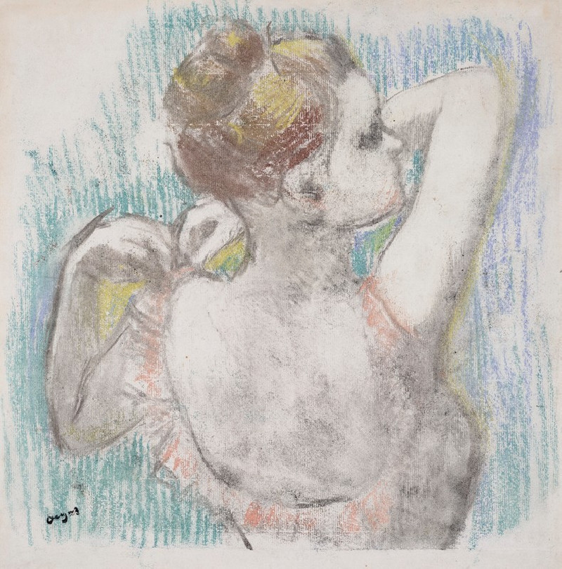 Danseuse, buste (circa 1897) reproduction of painting by Edgar Degas. ALL GICLEE PRINTS