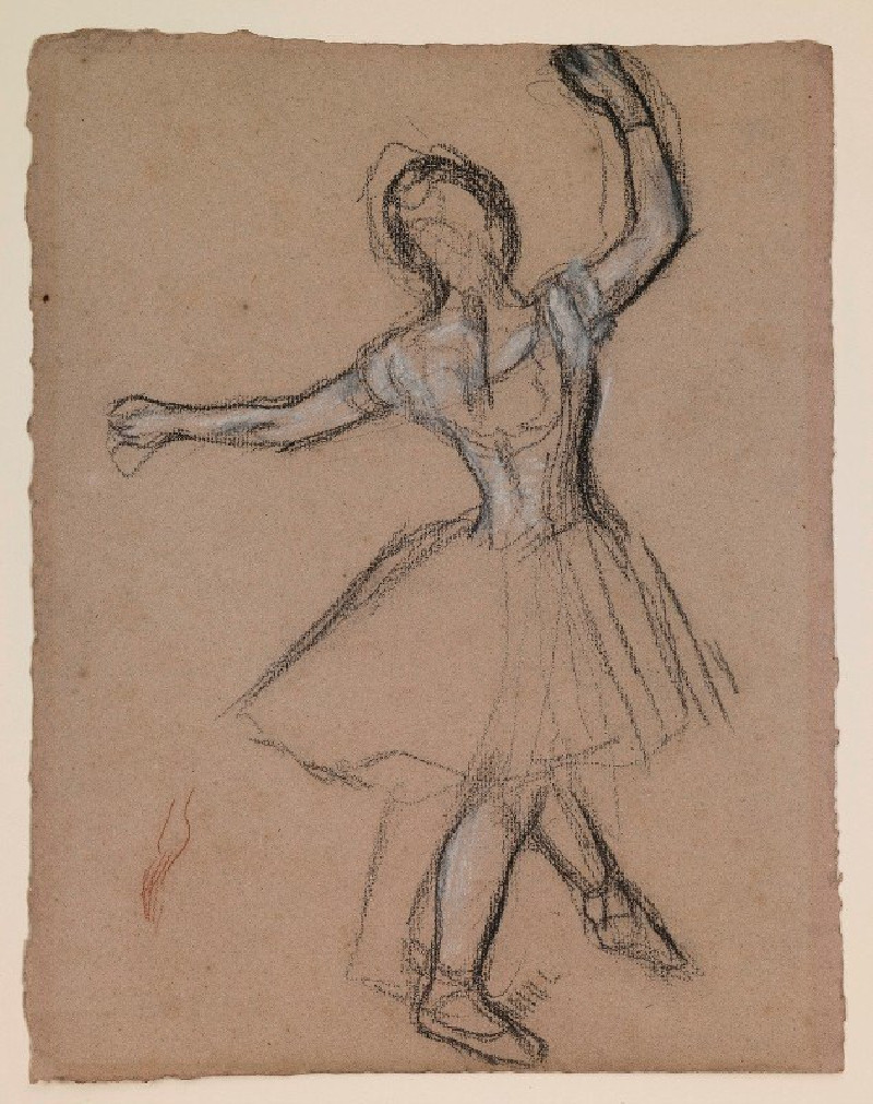 Edgar Degas reprodukcija Dancer on Stage and in Motion (c.1880–85), VISOS REPRODUKCIJOS , paveikslai, reprodukcijos internetu