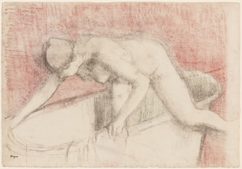 The Bath reproduction of painting by Edgar Degas. ALL GICLEE PRINTS