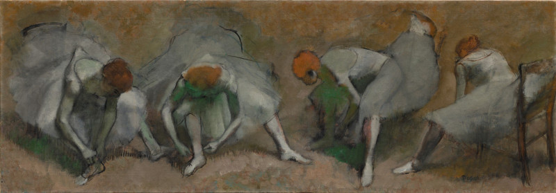 Frieze of Dancers (c. 1895) reproduction of painting by Edgar Degas. ALL GICLEE PRINTS