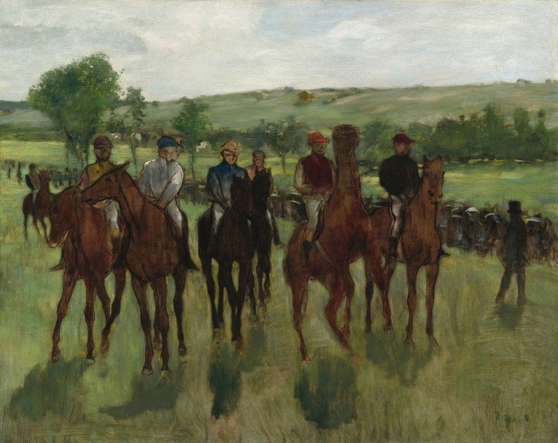 Edgar Degas reprodukcija The Riders (c. 1885), VISOS REPRODUKCIJOS , paveikslai, reprodukcijos internetu