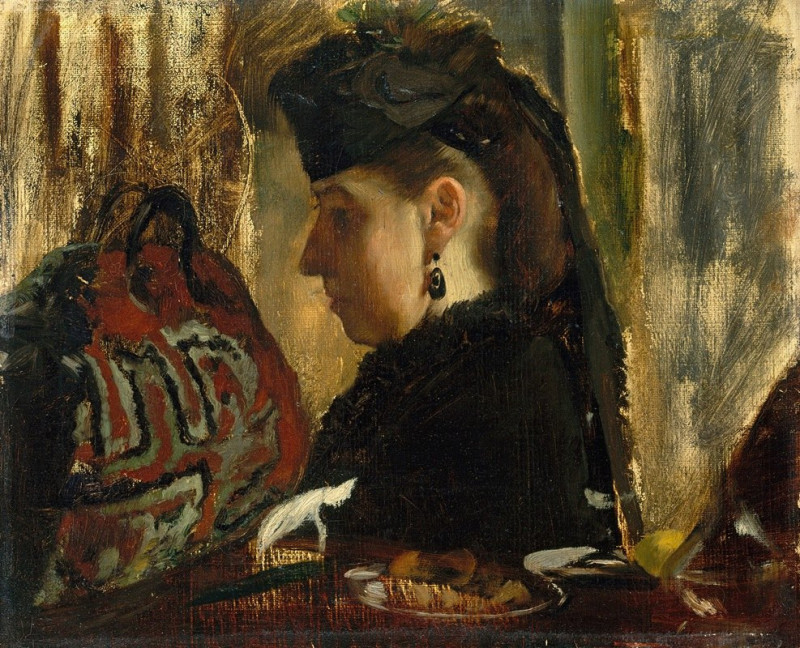 Edgar Degas reprodukcija Marie Dihau (1843–1935) (1867–68), VISOS REPRODUKCIJOS , paveikslai, reprodukcijos internetu