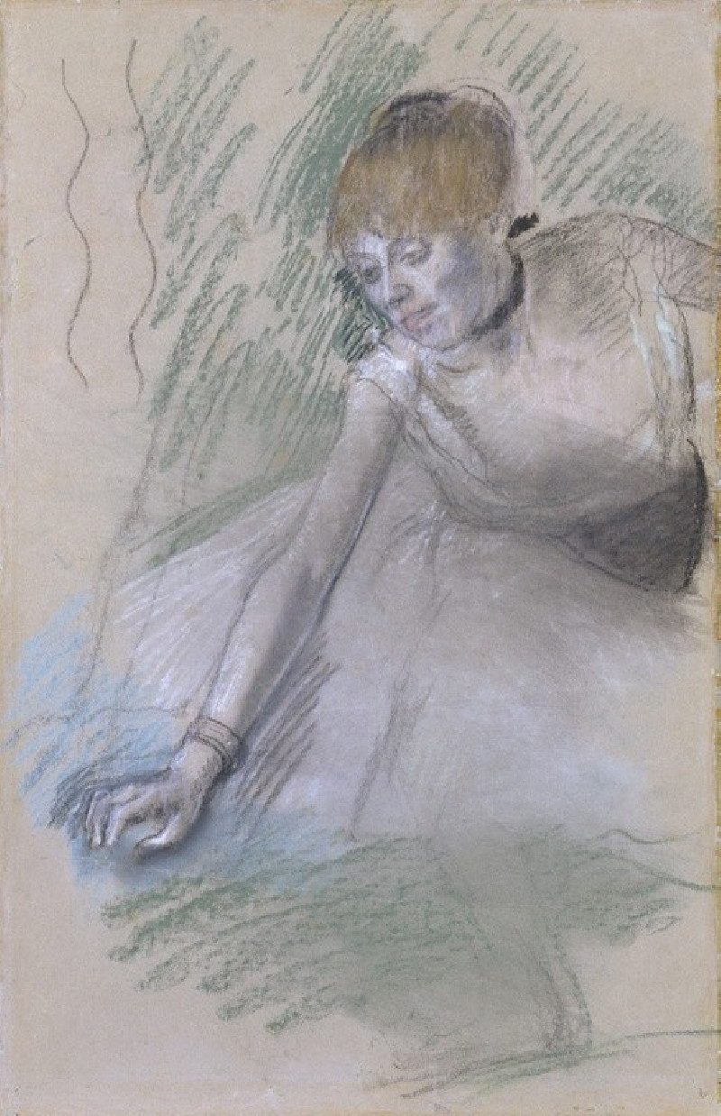 Dancer (1880–85) reproduction of painting by Edgar Degas. ALL GICLEE PRINTS