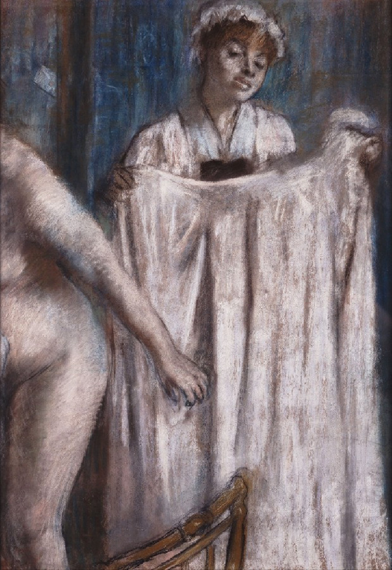 Toilette after the Bath (1888 - 1889) reproduction of painting by Edgar Degas. ALL GICLEE PRINTS