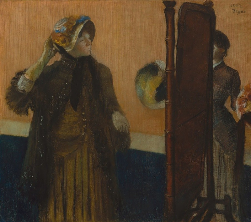 At the Milliner’s (1882) reproduction of painting by Edgar Degas. ALL GICLEE PRINTS