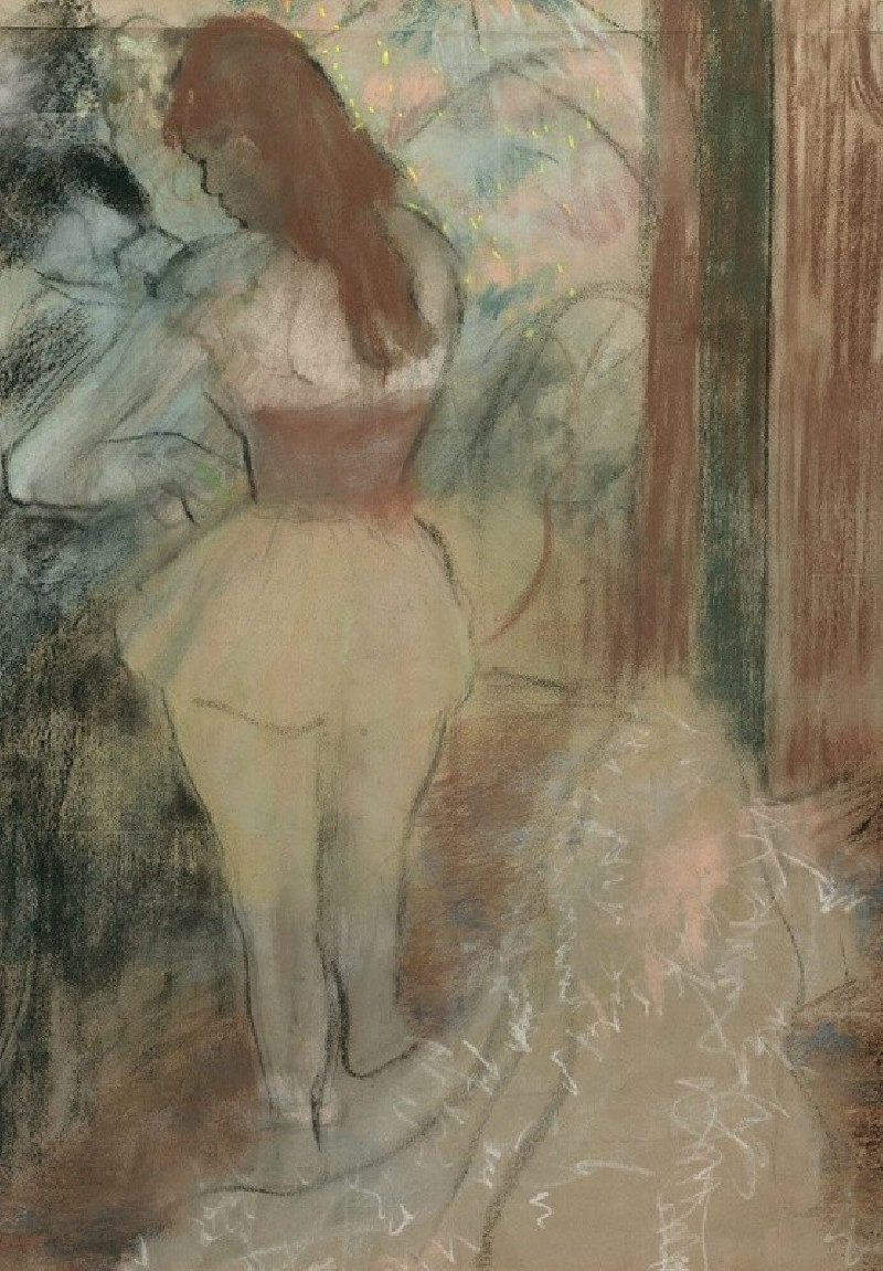 Danseuse S’habillant (ca 1889) reproduction of painting by Edgar Degas. ALL GICLEE PRINTS