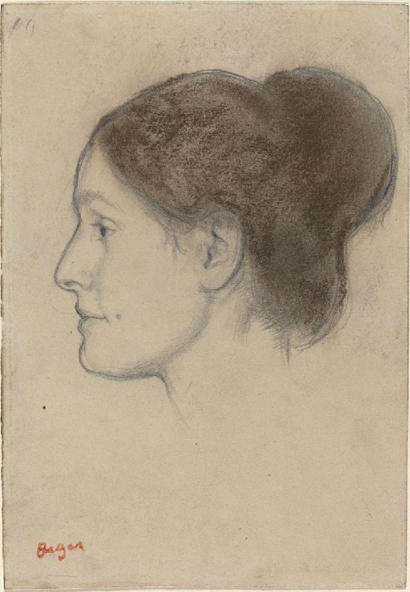 Edgar Degas reprodukcija Hortense Valpinçon (1883), VISOS REPRODUKCIJOS , paveikslai, reprodukcijos internetu