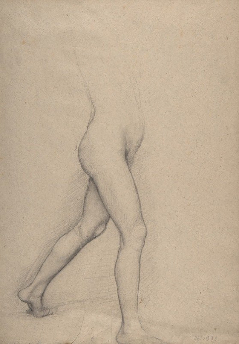 Study of a Girl’s Legs for the painting ‘Young Spartans’ (ca. 1860–62) reproduction of painting by Edgar Degas. ALL GICLEE PR...