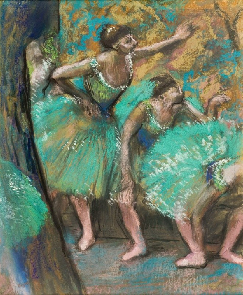 The Dancers (1898) reproduction of painting by Edgar Degas. ALL GICLEE PRINTS