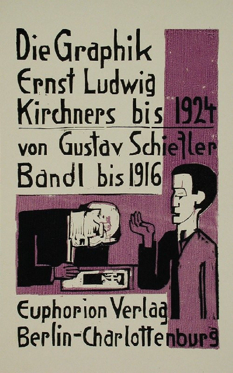 Die Graphik Ernst Ludwig Kirchner bis 1924 (1924) reproduction of painting by Ernst Ludwig Kirchner. ALL GICLEE PRINTS