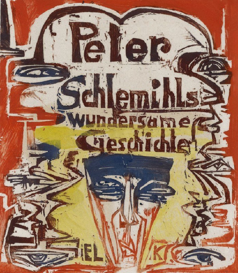 Titelblatt der Holzschnittfolge zu Adelbert von Chamissos Erzählung ‘Peter Schlemihls wundersame Geschichte’ (1915) reproduct...