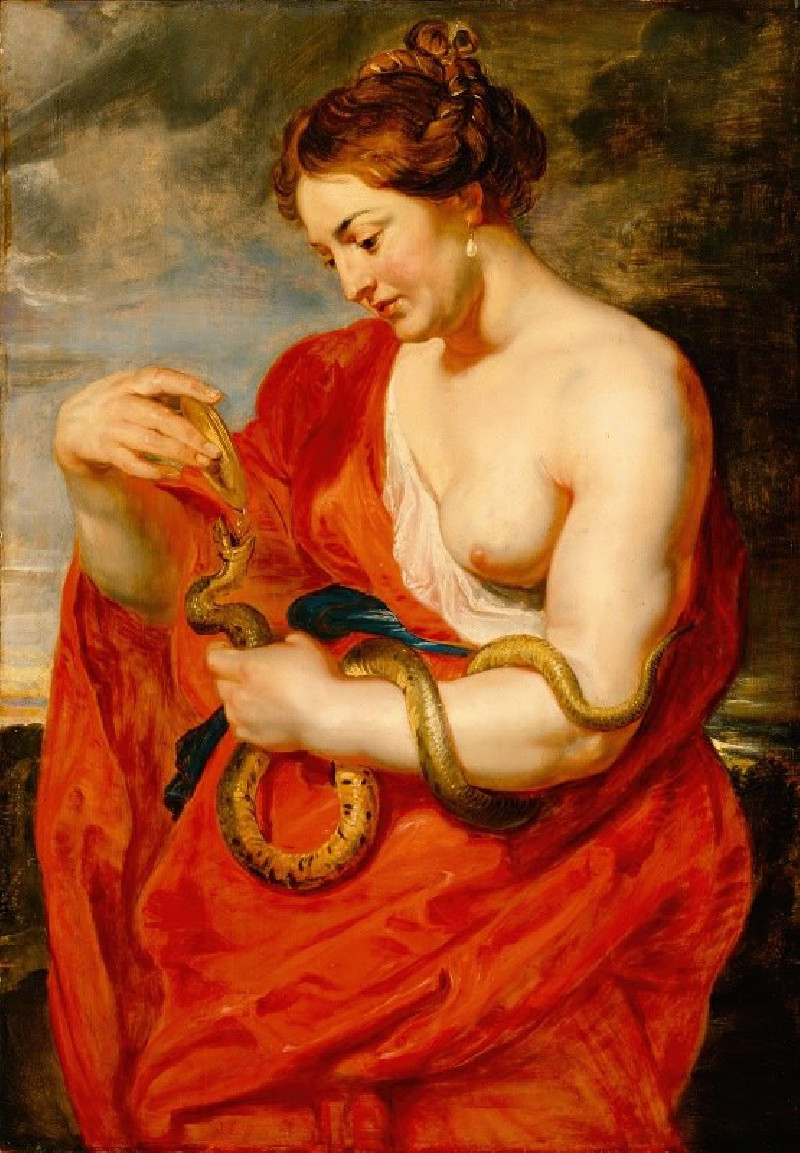 Peter Paul Rubens reprodukcija Hygeia, Goddess of Health (ca. 1615), VISOS REPRODUKCIJOS , paveikslai, reprodukcijos internetu