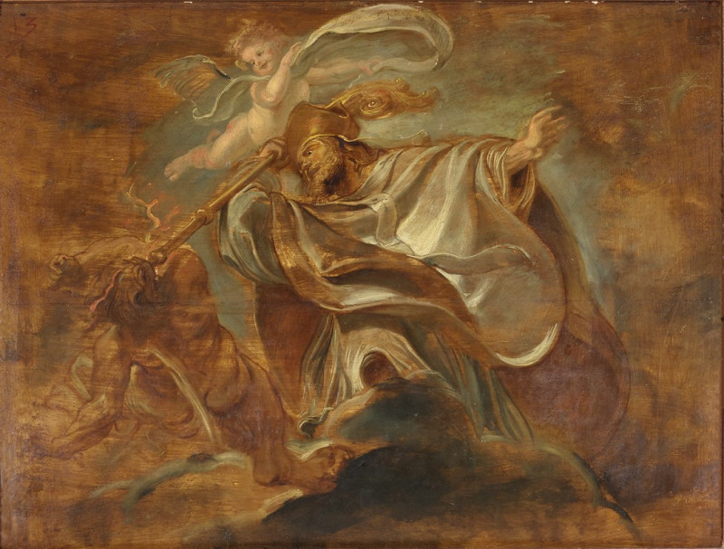 St. Gregory of Nazianzus (1621) reproduction of painting by Peter Paul Rubens. ALL GICLEE PRINTS