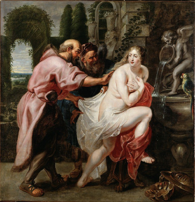 Susanna and the Elders reproduction of painting by Peter Paul Rubens. ALL GICLEE PRINTS